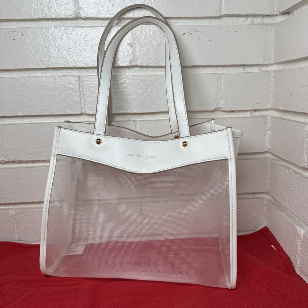 nanette lepore handbag Mesh & Leather
